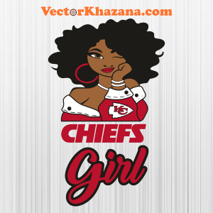 Kansas City Chiefs Girl Svg