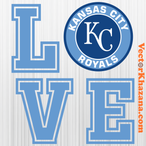 Kansas City Royals Love Svg