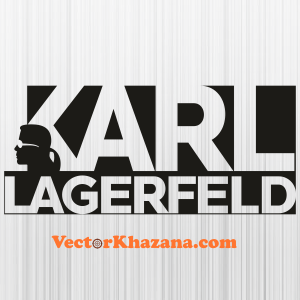 Karl Lagerfeld Man Svg
