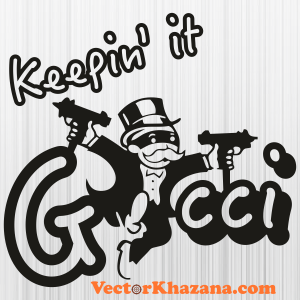 Keepin It Gucci Logo Svg