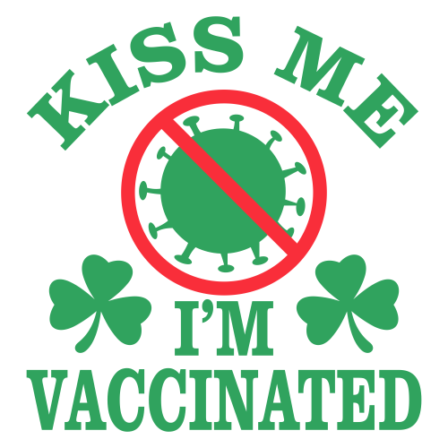 Kiss me I m Vaccinated Svg