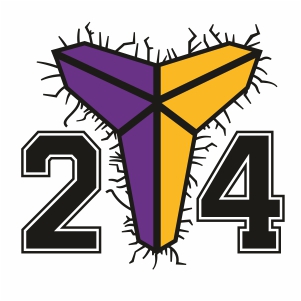 Kobe 24 Logo Clipart