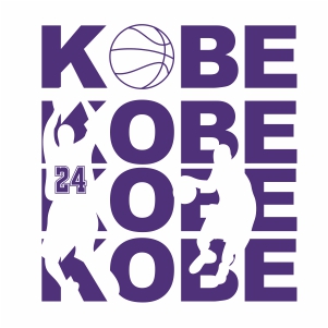 Kobe Basketball Player Svg