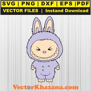 Labubu Designs Purple Svg