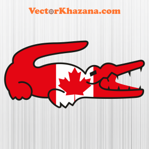 Lacoste Canada Flag Svg