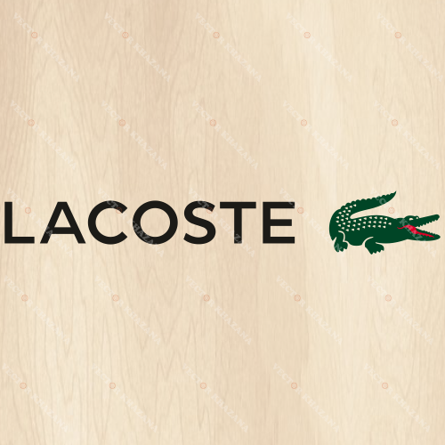 Lacoste Present With Letter Svg