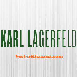Karl Lagerfeld Fashion Svg
