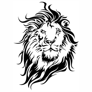 Cricut tshirt design Wild animal eps clipart Lion instant download files Digital lion dxf silhouette Lion head svg vector files