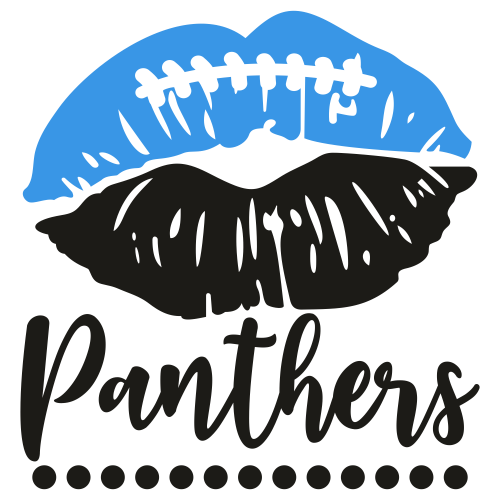 Panthers Lips Svg