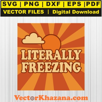 Literally Freezing Svg