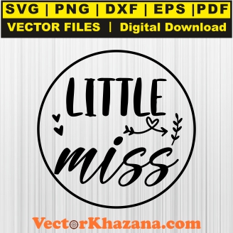 Little Miss Svg