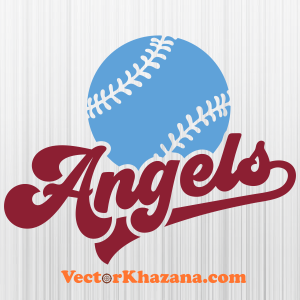 Los Angeles Angels Baseball Svg