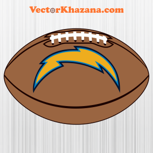 Los Angeles Chargers Ball Svg