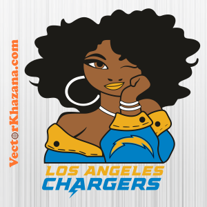 Los Angeles Chargers Betty Boop Svg