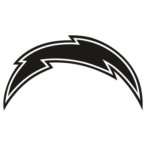 Los Angeles Chargers Black Svg