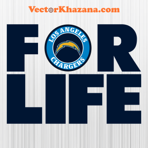 Los Angeles Chargers For Life Svg
