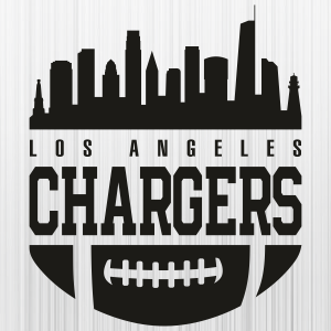 Los Angeles Chargers Tower Black Svg