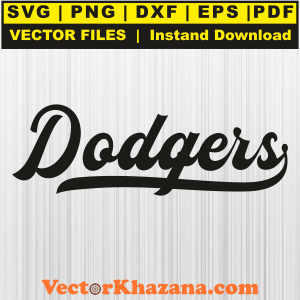 Los Angeles Dodgers MLB Svg Png