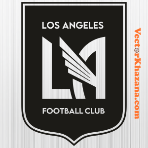 Los Angeles Fc Black And White Svg