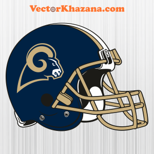 Los Angeles Rams Helmet Svg