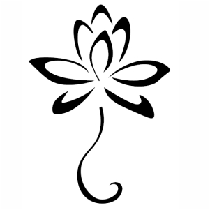 Lotus Flower svg cut