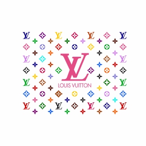 Louis Vuitton Pattern SVG, LV Pattern PNG