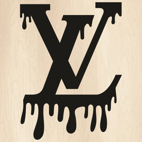 Louis Vuitton Dripping Logo Svg Lv Drip Logo Png Vector File | Images ...