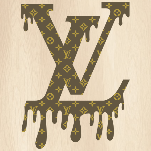 Louis Vuitton Lv Pattern SVG | Louis Vuitton Dripping Pattern PNG ...