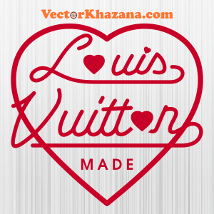Louis Vuitton Heart Logo Svg