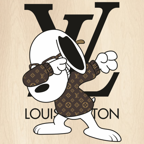 Louis Vuitton Snoopy Svg