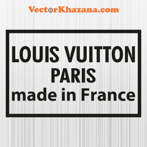 Louis Vuitton Paris Made In France Svg