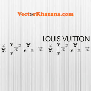 Lv Louis Vuitton White Pattern PNG