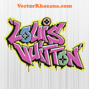 Louis Vuitton Graffiti Logo Svg