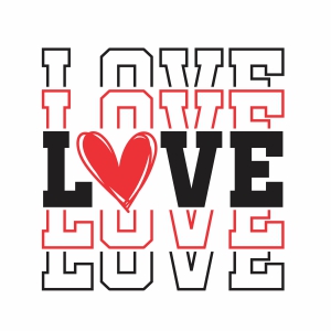 Love Echo heart Design vector file