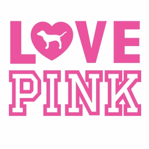 Love Pink vector