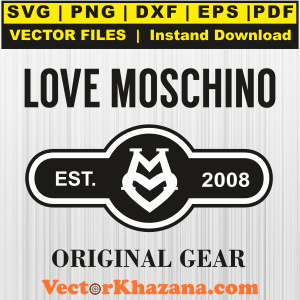 Love Moschino Original Gear Svg Png