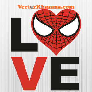 Love Spider Man Svg