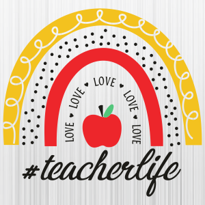 Love Teacherlife Svg