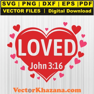 Loved Heart Svg