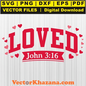 Loved John Svg