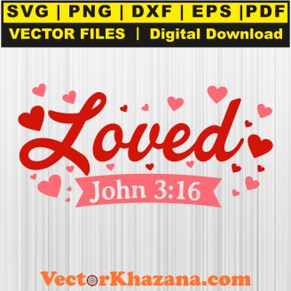 Loved John Svg