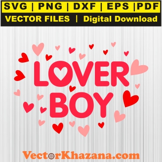 Lover Boy Heart Svg