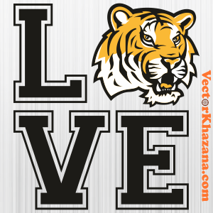 LSU Tigers Love Svg