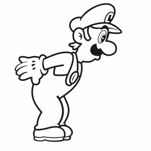 Luigi Super Mario Clipart