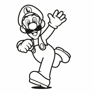 Luigi Mario Bros svg
