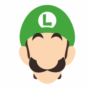 Luigi Face Clipart