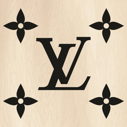 Louis Vuitton Flower Logo Svg