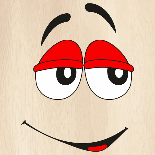 M And M Cartoon Face Svg