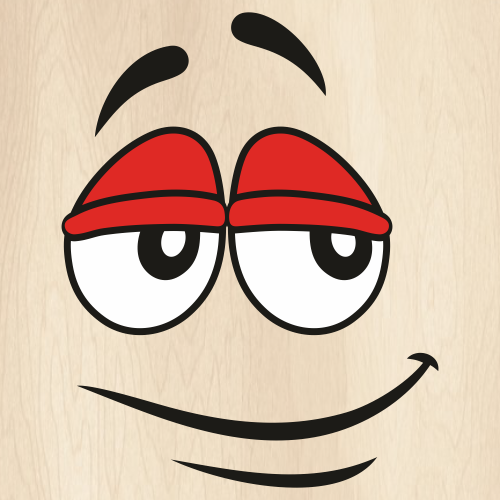 M And M Smiley Cartoon Face Svg
