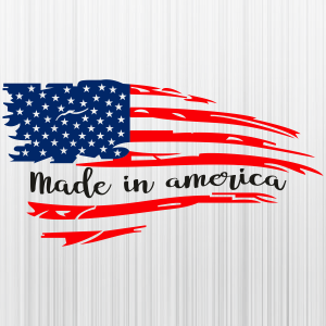 Made In America Flag Svg